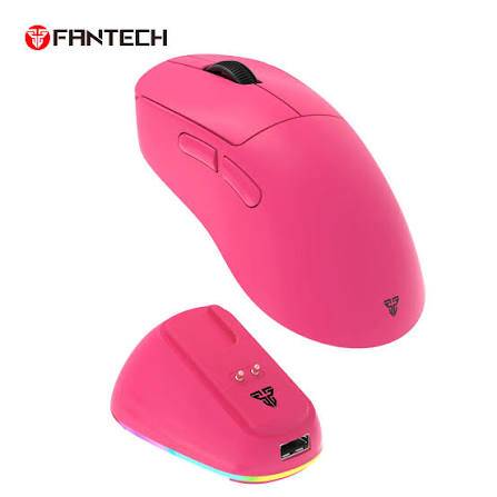 Fantech WG14E YARI E Ergonomic Wireless Gaming Mouse-Pink