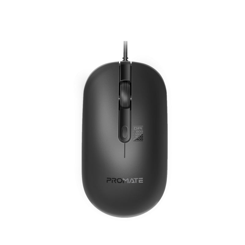 Promate CM-2400 Wired Optical Mouse