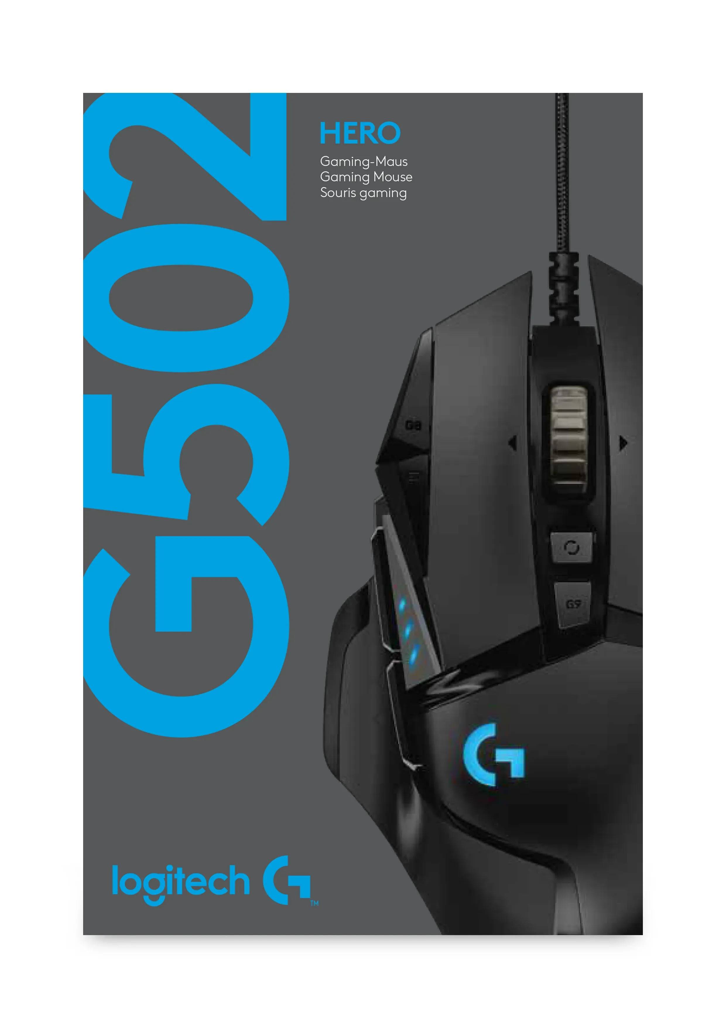 Logitech G502 Hero Wired Mouse