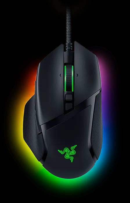 Razer Basilisk V3 RGB Wired Optical Gaming Mouse - Black